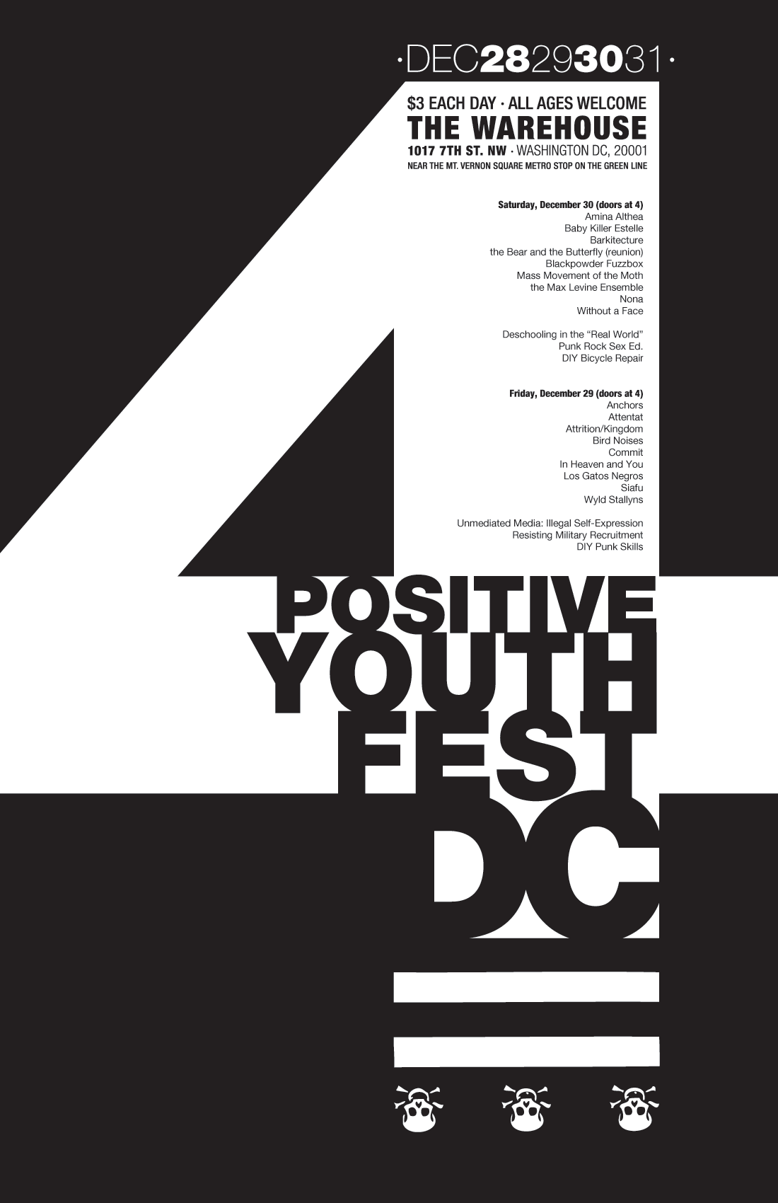 Positive Youth Fest 4 poster